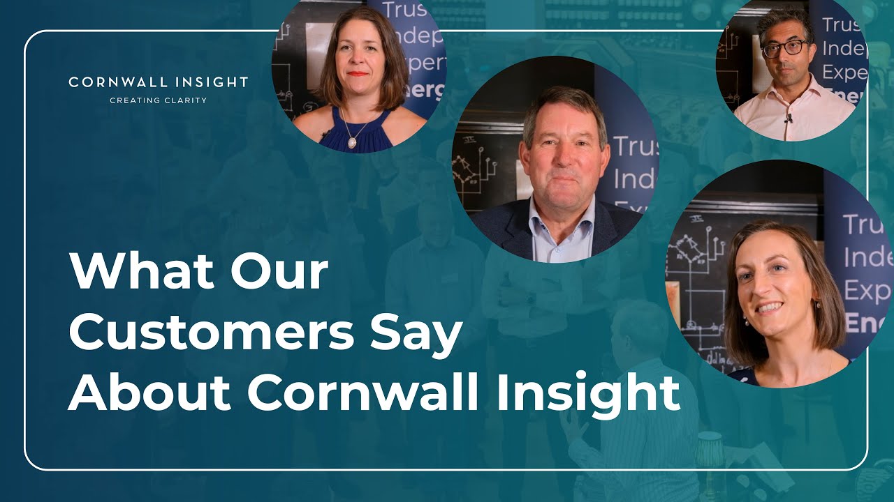 What Our Customers Say About Cornwall Insight | Trusted, Independent Energy Experts