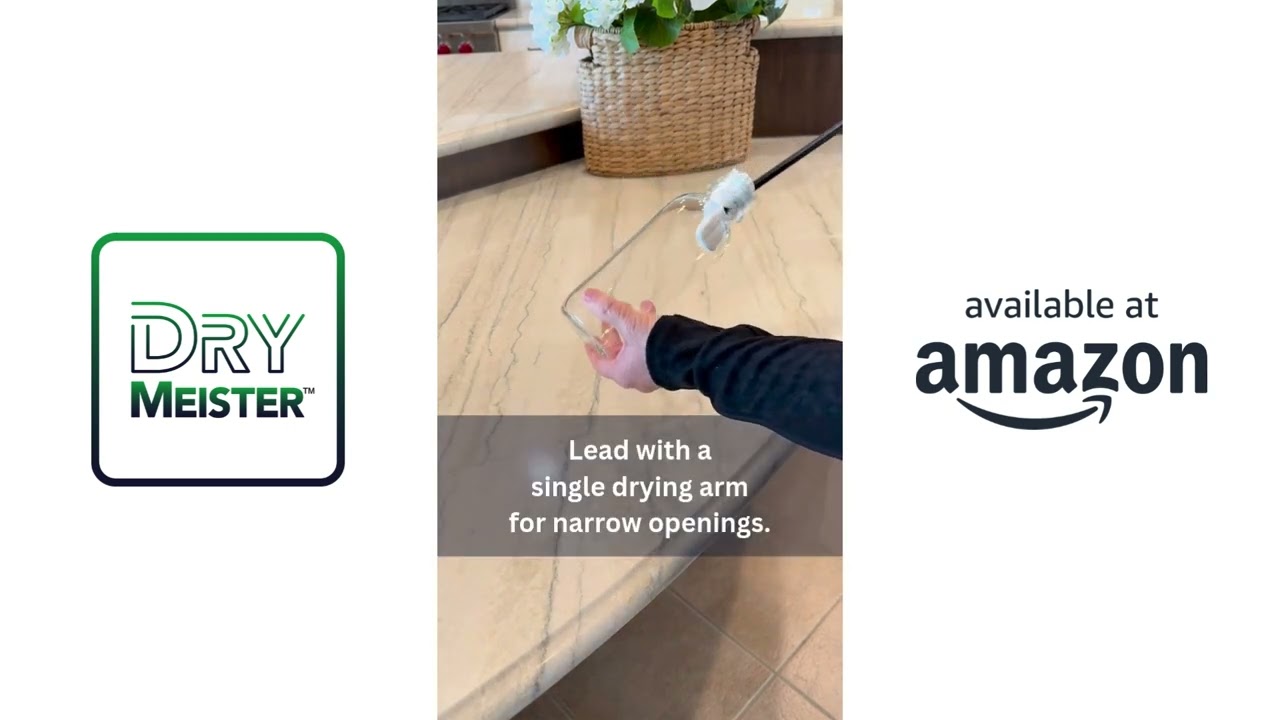 How to Use DryMeister | Fast & Easy Way to Dry Water Bottles, Carafes, Vases & Decanters