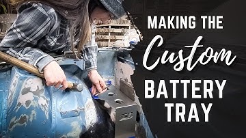 "Making the Custom Battery Tray" | Ep. 9 | Datsun 260Z Build