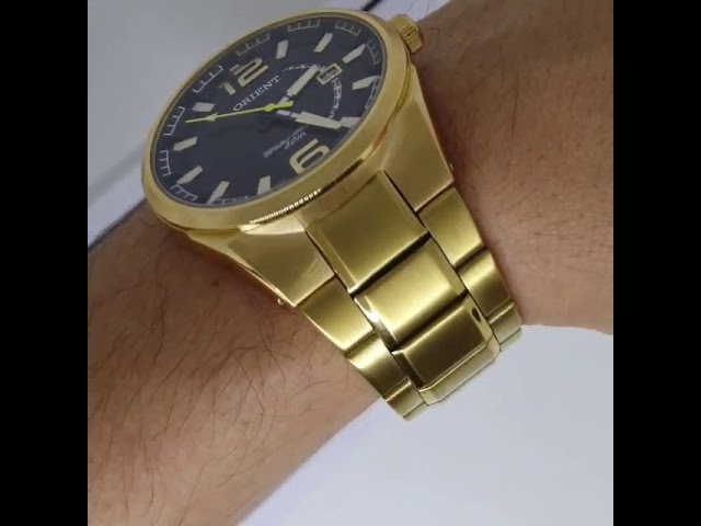 Demonstração do Relógio Orient Dourado Masculino Original Clássico Mgss1159  da Três Reis Relojoaria - YouTube