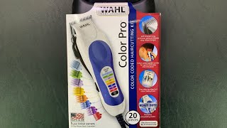 wahl pro color coded haircutting kit