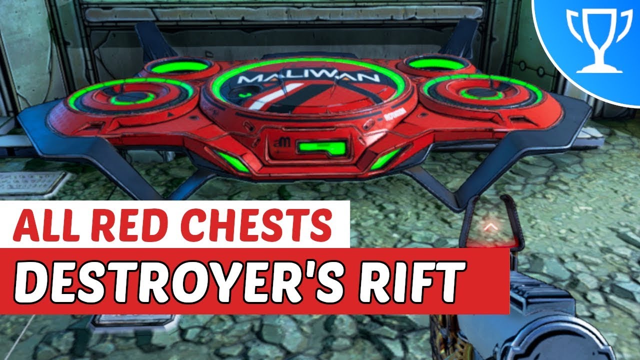 Borderlands 3 All Red Chest Locations Destroyer's Rift YouTube