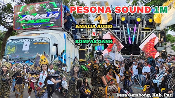 JOS JIS ‼️Amalia Audio Tampil Mwening Bersama Tim Kompas Gank Karnaval Desa Gembong, Pati 2025