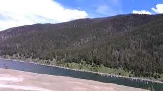 Earthquake lake. aka hebgen lake, montana.