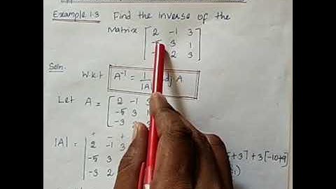 TN-12th Maths, Applications of matrices and Determinants, Chapter-1,Example-1.3