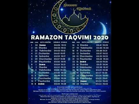 Календари рамазон 2024 точикистон. Рамазон 2020. Рамазон таквими. Руза мохи шарифи Рамазон 2020. Ramazon Taqvimi 2020.