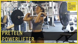 Preteen Powerlifter | Damiyah Smith // 60 Second Docs