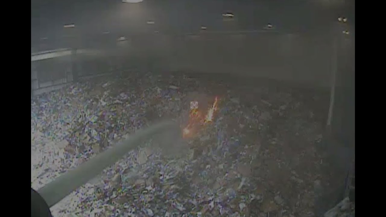 🔥Watch The Fire Rover Eliminate A Large MRF Tipping Floor Fire! 🔥 - YouTube