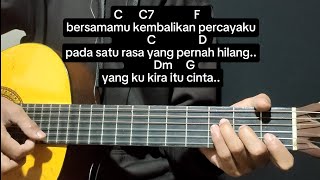 Tutorial Chord Gitar Mudah SEMBUH KEMBALI - SABRINA LEANOR
