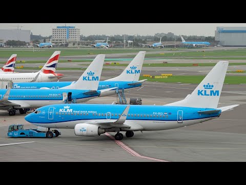 Panorama Terrace at Amsterdam Schiphol Airport Plane Spotting - October 2023