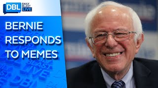 Bernie Sanders Laughs Off Bemittened Inauguration Memes