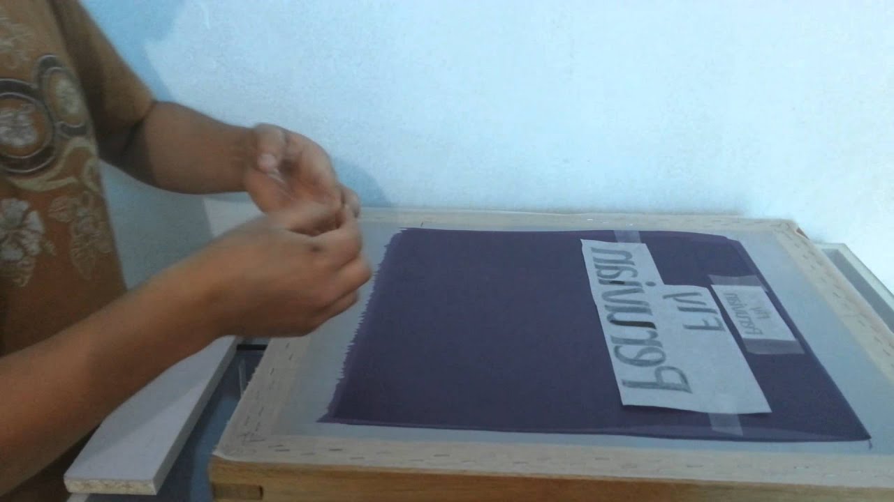 COMO REVELAR UN ARTE O DISEÑO 📄 - SERIGRAFIA - YouTube