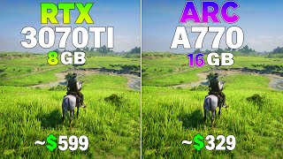 RTX 3070 Tİ vs ARC A770 - Test in 8 Games