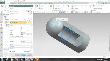 Revolve command in nx 10