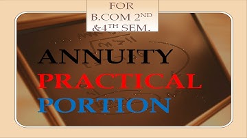 Annuity Practical questions | Business mathematics | By Free Ki Pathshala