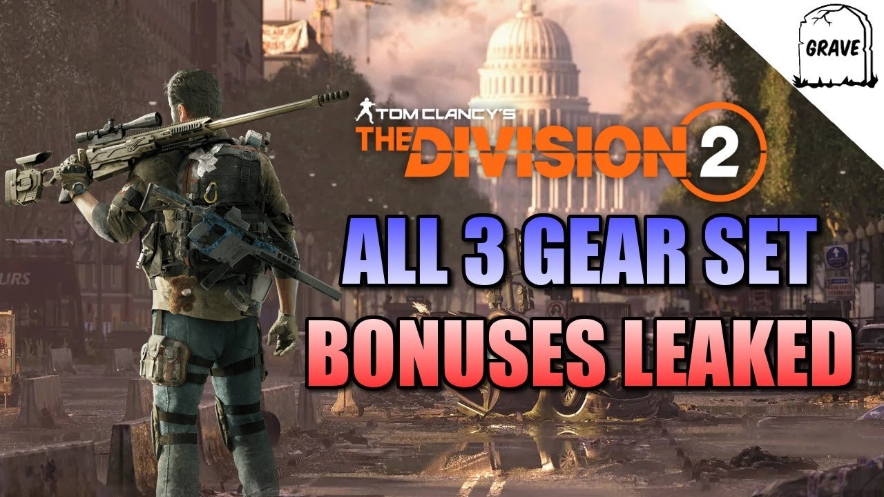 (PS4) The Division 2 All 3 Gear Sets Leaked? New Gear Sets Tidal Basin