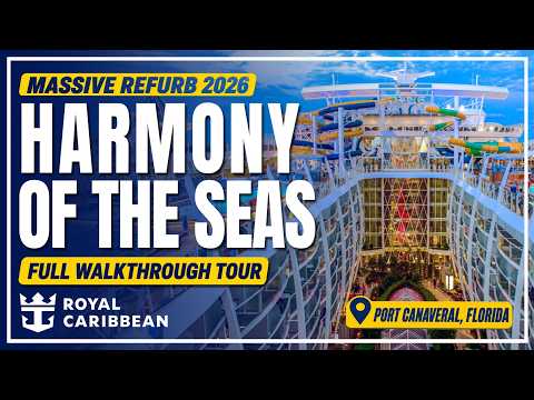 Harmony of the Seas Full Walkthrough Ship Tour & Review | Everything New in 2026! | Royal Caribbean