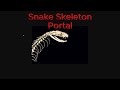 Mine craft portal:  Snake skeleton tutorial