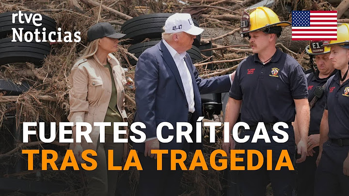 US: TRUMP VISITS TEXAS AFTER FLOODS AND DEFENDS HIS MANAGEMENT | RTVE News