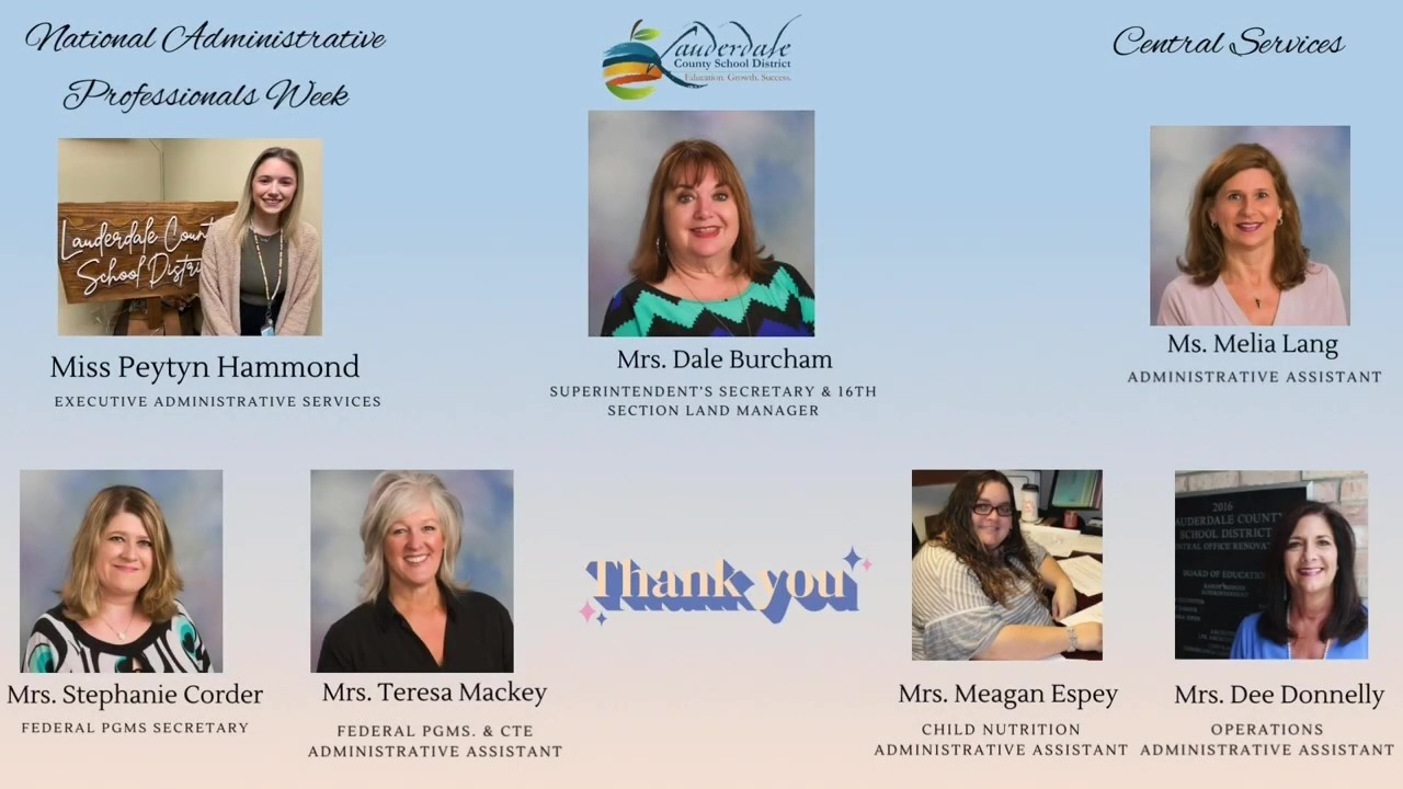 Administrative Professionals Day: Thank You! - YouTube
