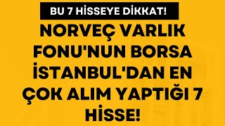 Bu 7 Hisseye Dikkat Norveç Varlık Fonunun 2022De En Çok Alım Yaptığı 7 Hisse