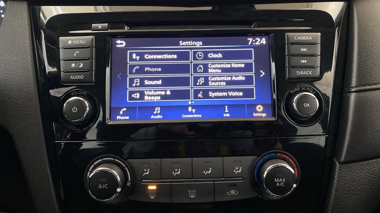 2018 Nissan Rogue Radio Removal - YouTube