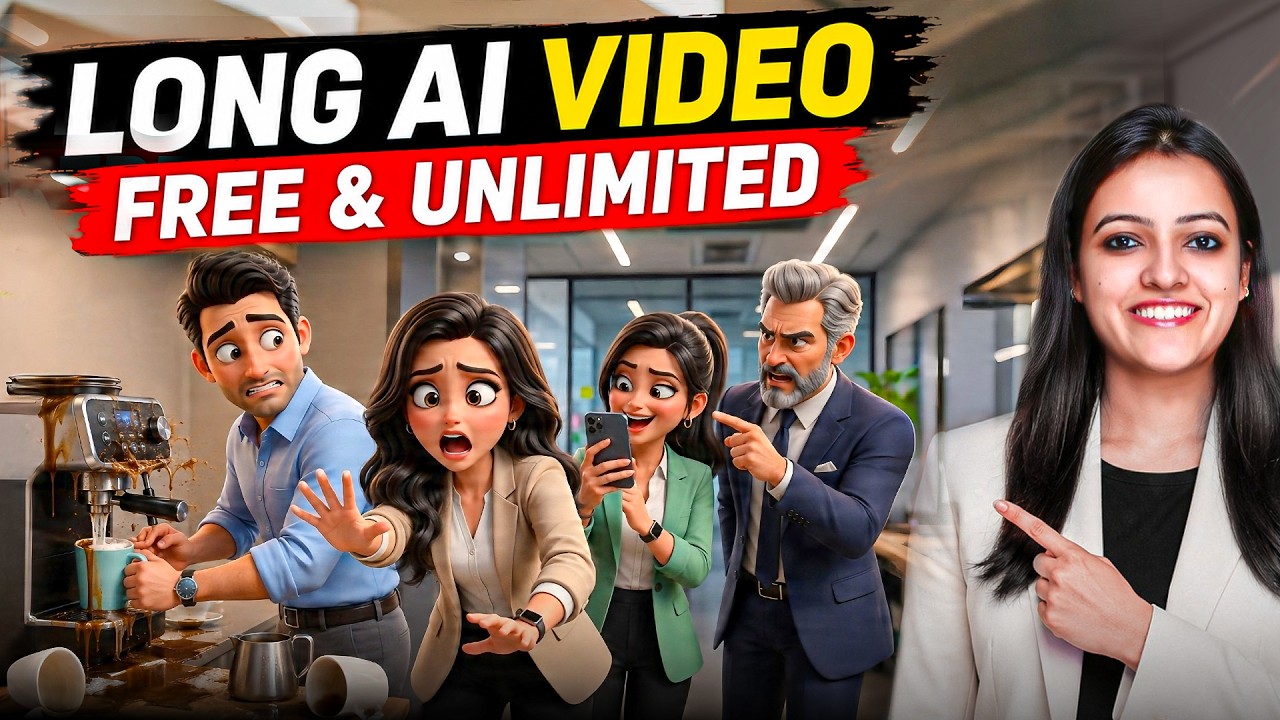 Make AI Videos FREE Long 3D cartoon Animation + Voice AI Video kaise banaye AI Video Generator