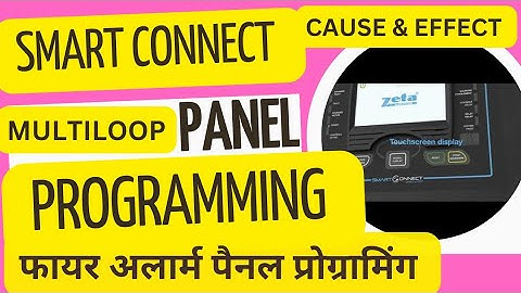 ZETA SMART CONNECT MULITILOOP PANEELPROGRAMMERING || ZETA SMART CONNECT||#zeta #brandalarm #progr...