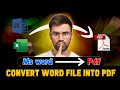 MS Word &amp; Excel File ko PDF me Convert kaise kare? | Easy Step by Step Guide