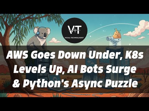 AWS Goes Down Under, K8s Levels Up, AI Bots Surge & Python's Async Puzzle