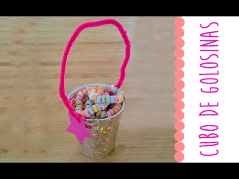 Cómo hacer un cubo de golosinas para cumpleaños de hadas youtube