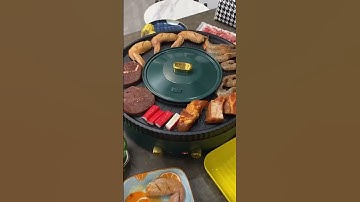 BẾP LẨU NƯỚNG KẾT HỢP 2 TRONG 1, VỪA LẨU VỪA NƯỚNG KHÔNG KHÓI, SIÊU TIỆN LỢI, Tròn