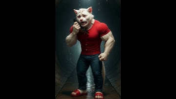 😱 Epic Python Attack! Can He Save Her in Time?#cat #kitten #shorts #ai  #cuteanimals #animation