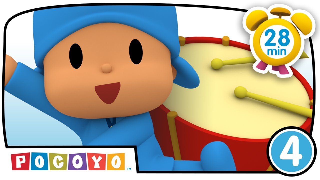 Pocoyo Turk Davulcu Cocuk 28 Dakika Cocuklar Icin Cizgi