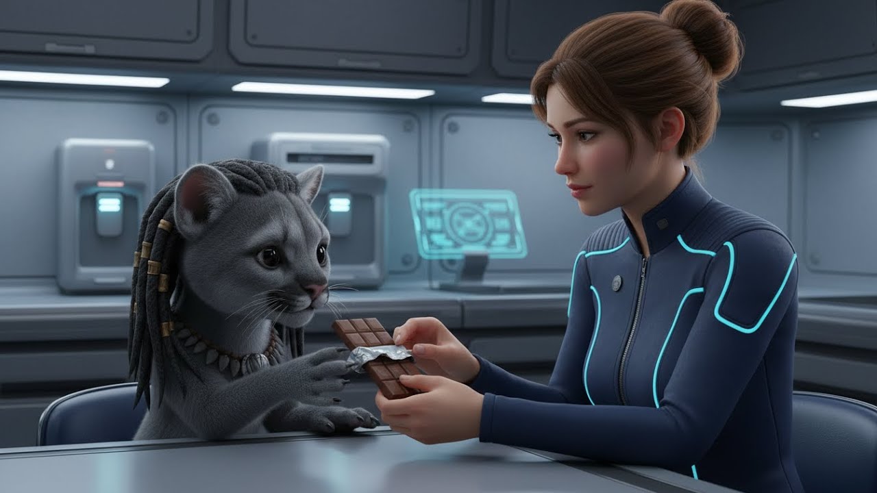 ”This Is Simply Incredible” — Said the Alien Cub, After the Human Treated Him to Chocolate