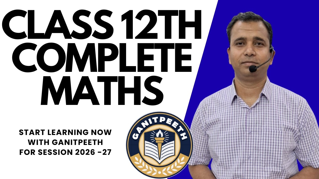 CBSE CLASS 12TH MATHS BEST MENTORSHIP FOR SESSION 2026 - 27