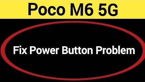How to fix power button problem Poco M6 5G, how to fix auto restart problem