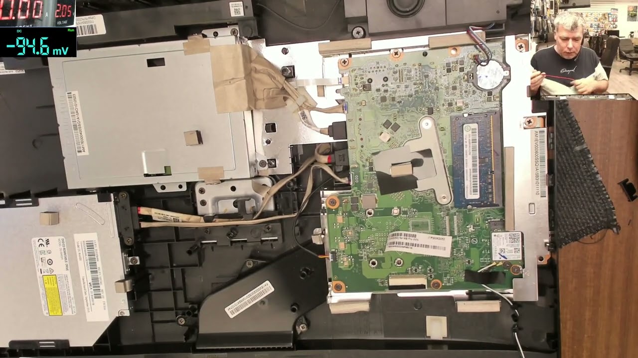 Lenovo All in one PC blow up motherboard but easy to be repaired