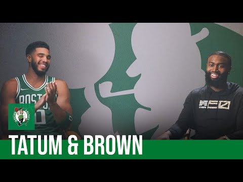 Jayson Tatum and Jaylen Brown talk about their relationship