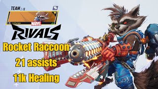 Rocket Raccoon Gameplay | Marvel Rivals | Closed Alpha Test