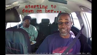 Women refuses to get out of uber drivers car 🚗 😳