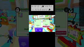 🤩I GOT SHINY CAPYBARA 🤩 #roblox #petsimulator99