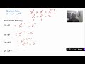 Quotient rule