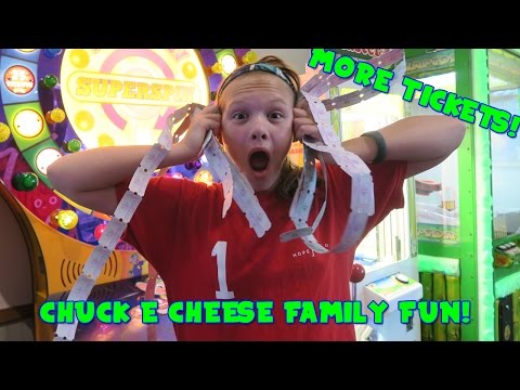 Chuck E Cheese Family Fun | More Tickets!