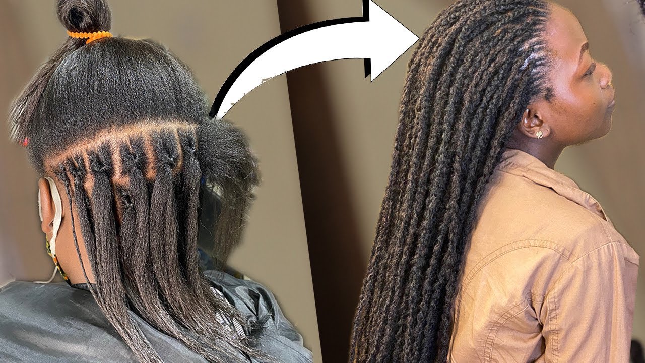 The New Method Of Locking TEMPORARY DREADs (Extended Dreads) | Strictly For BEGINNERS. - YouTube