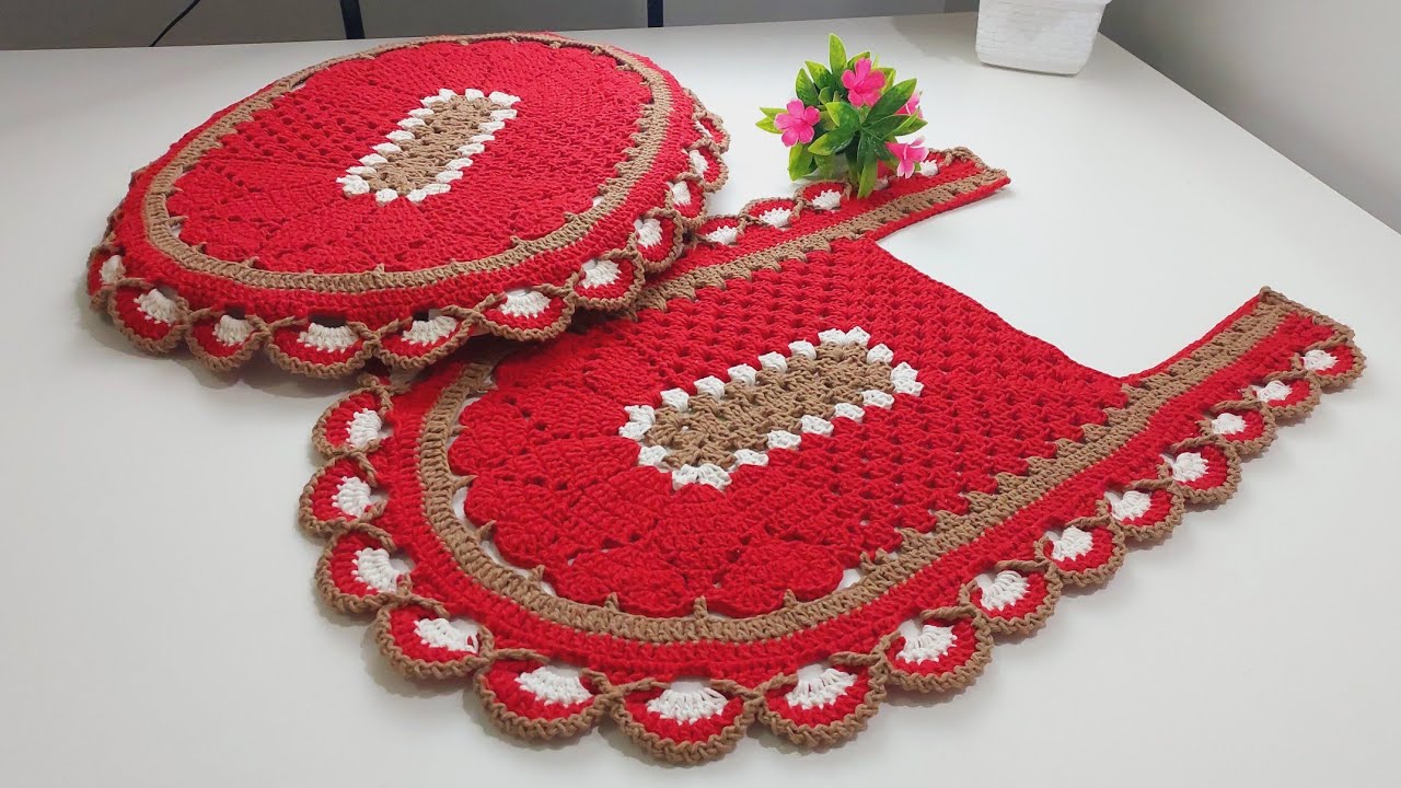 TAPETE PÉ DO VASO MABEL PARTE 1 @ateliesamilacroche #artesanato #barbante