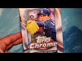 Topps Chrome opening. Premium product at a premium price. #tradingcards #sportscards