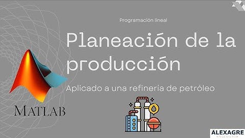 Programación lineal | Planeación de la producción con Matlab
