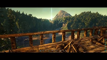 Tree House Survival EP2 - Ark Survival Evolved - Tree Platform Building