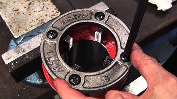 RIDGID - How to Set the Dies in a 2" Die Head